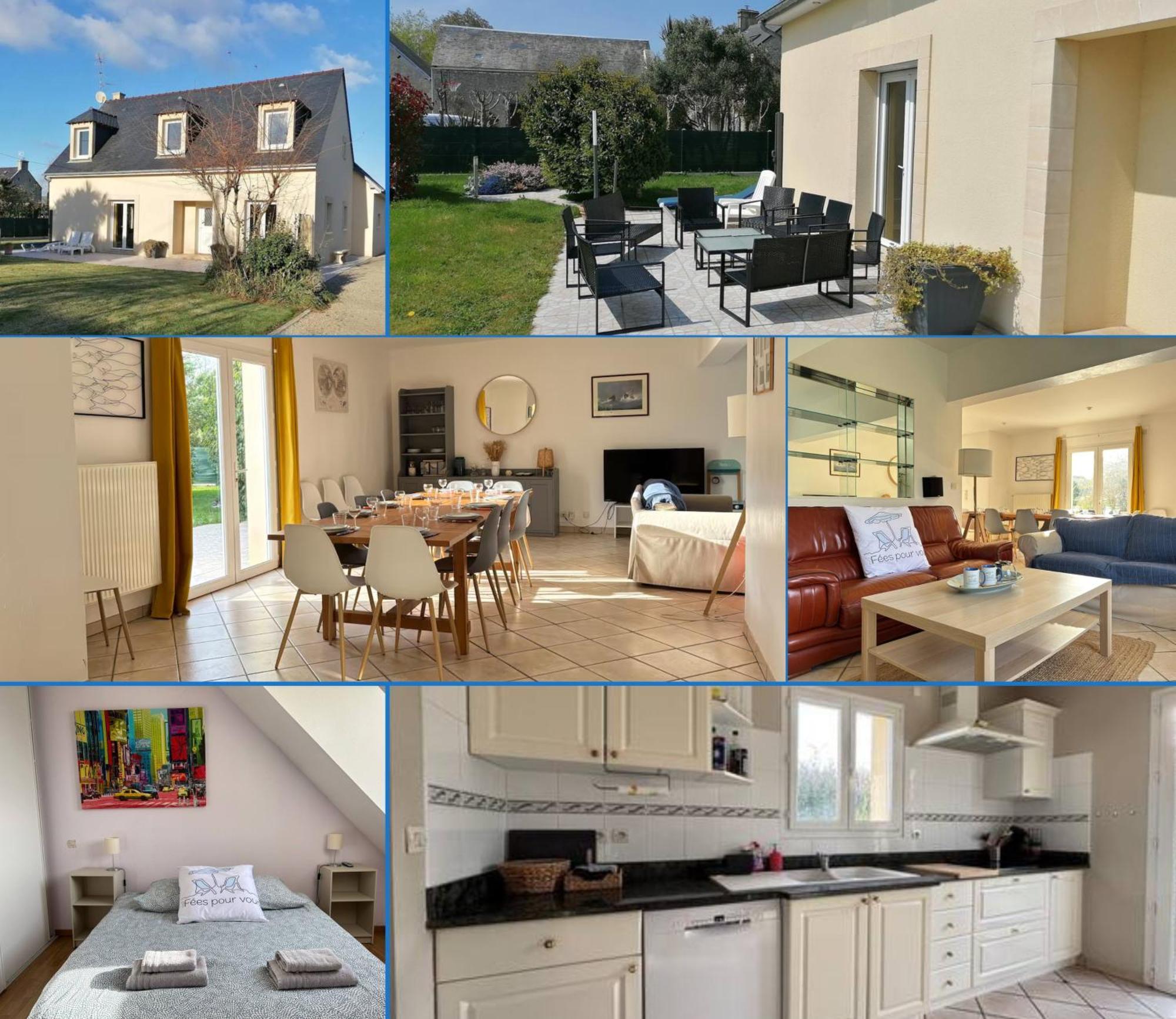 Villa Des Pontons Maison 5 Chambres Avec Grand Jardin Clos Et Belle Terrasse Sejour Spacieux Lumineux A 2 Kms De La Plage D'Arromanches Pres De Bayeux, Omaha Beach - Table De Ping Pong - Garage Tracy-sur-Mer Exteriér fotografie